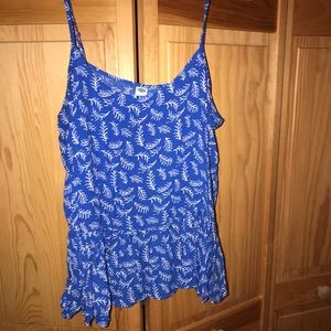 Printed Peplum Top